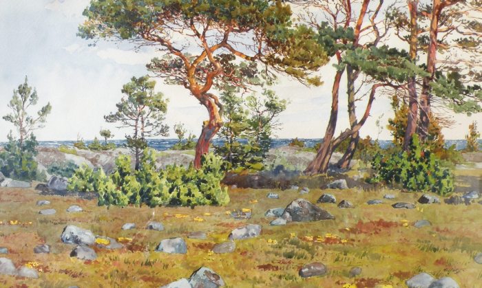 Gunnar Widforss - Coastal Landscape