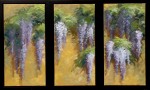 Christine Crozier - Wisteria on a Gold Wall