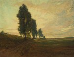 Maurice Del Mue - Country Road at Sunset