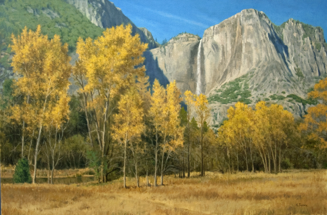 Allen Figone - Upper Yosemite Falls in the Fall
