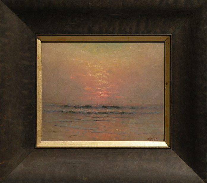 Charles Dorman - Robinson Distant Boats Sunset