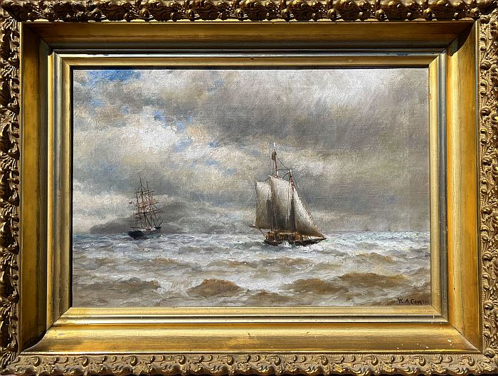 Gray Day SF Bay by William Coulter