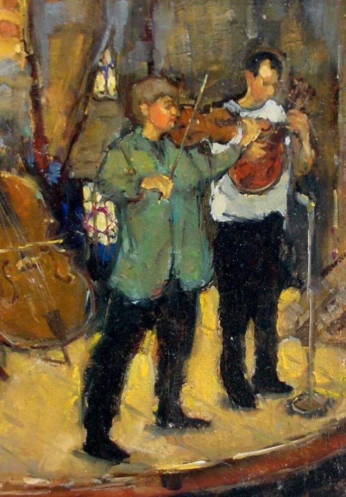 Mandolin, Violin & Cello