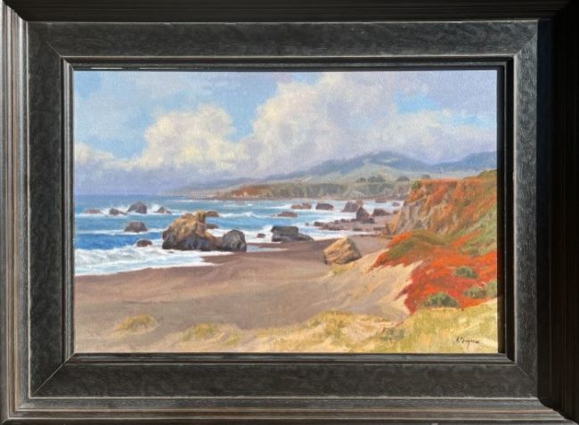 Coastal Clouds Portuguese Beach by Allen Figone