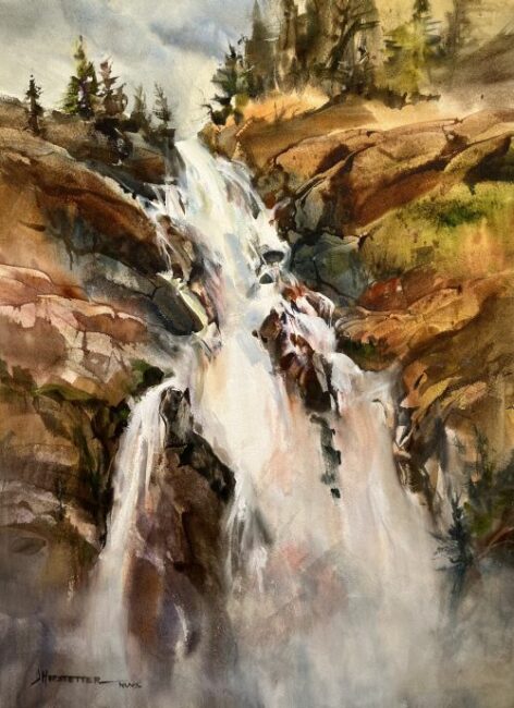 Warm Rocks, Spring Melt by Jane Hofstetter