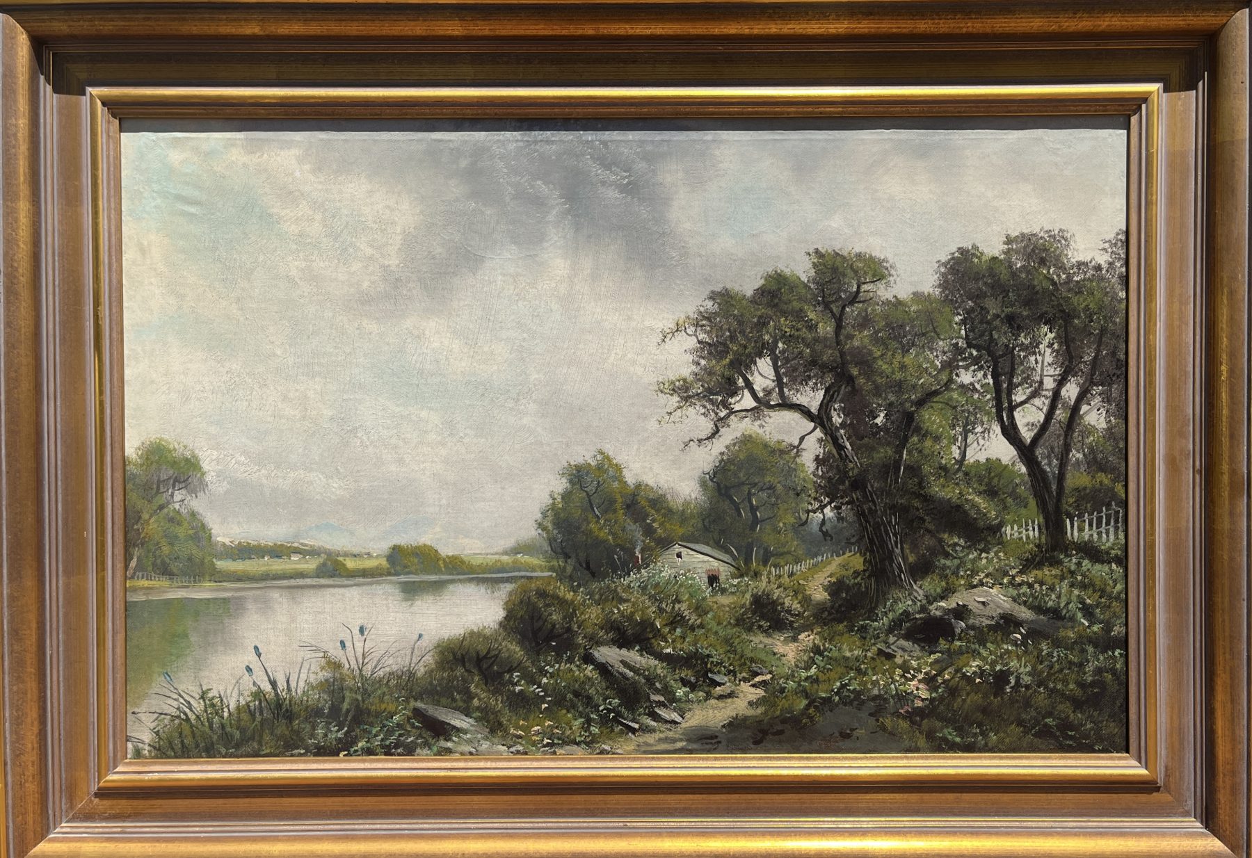 Russian River Near Hopland by Ransom Holdredge