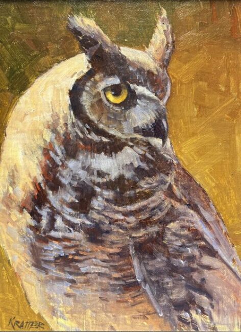 624 Taylor St Great Horned Owl by Paul Kratter