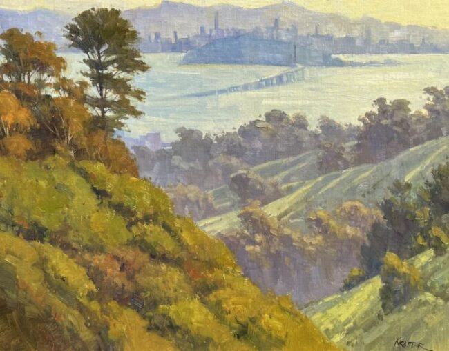 The City from the Oakland Hills by Paul Kratter