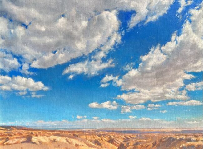 The Sea Across the Badlands by Sergio Lopez