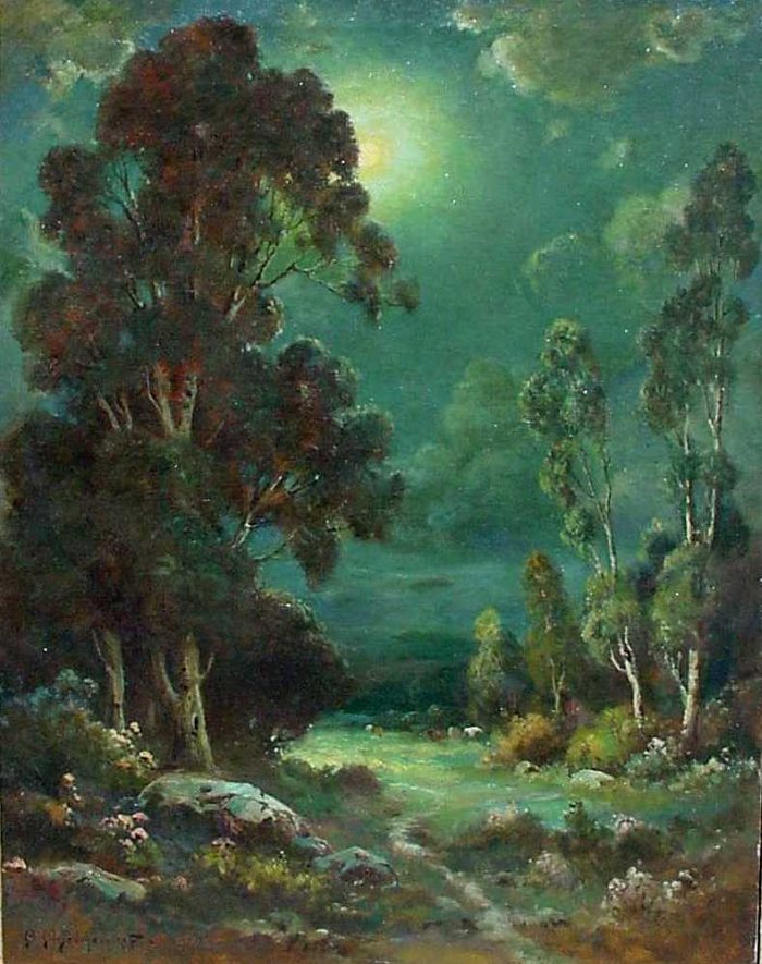 Alexis M Podchernikoff - Moonlit Valley