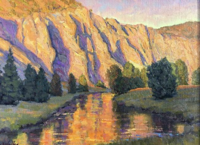 Crooked River Sundown by Bart Walker