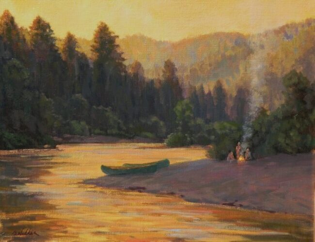 Russian River Embers by Bart Walker