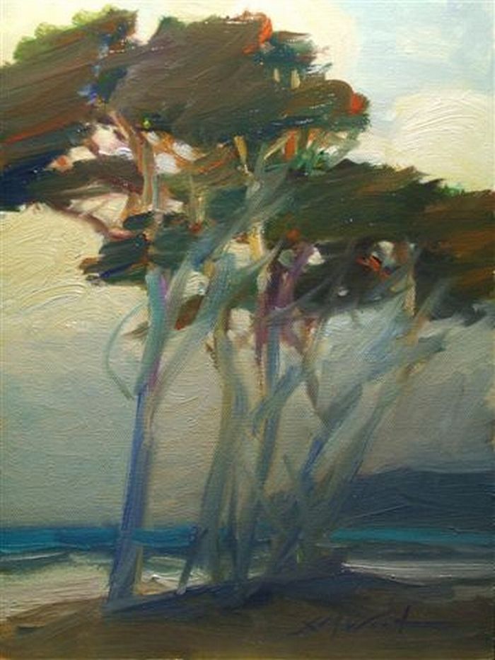 F. Michael Wood - Coast Pines at Twilight